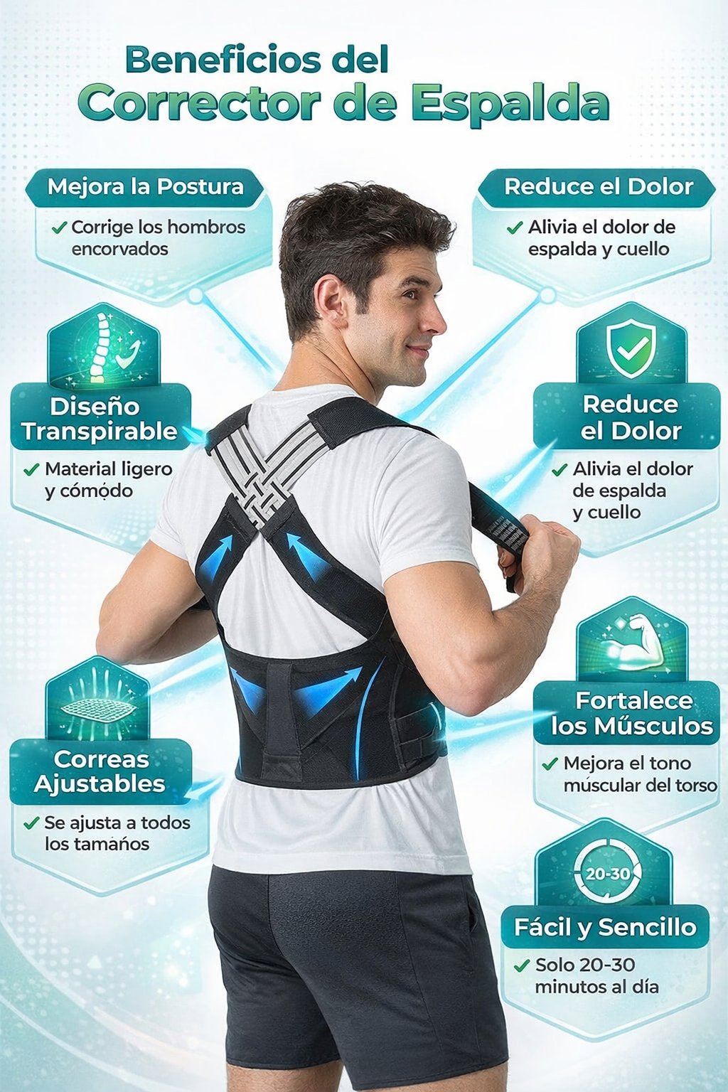 BackRelief Care Soporte Ergonómico de Espalda