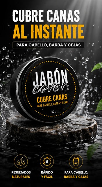 GreyCover Pro — Jabón Capilar Cubre Canas